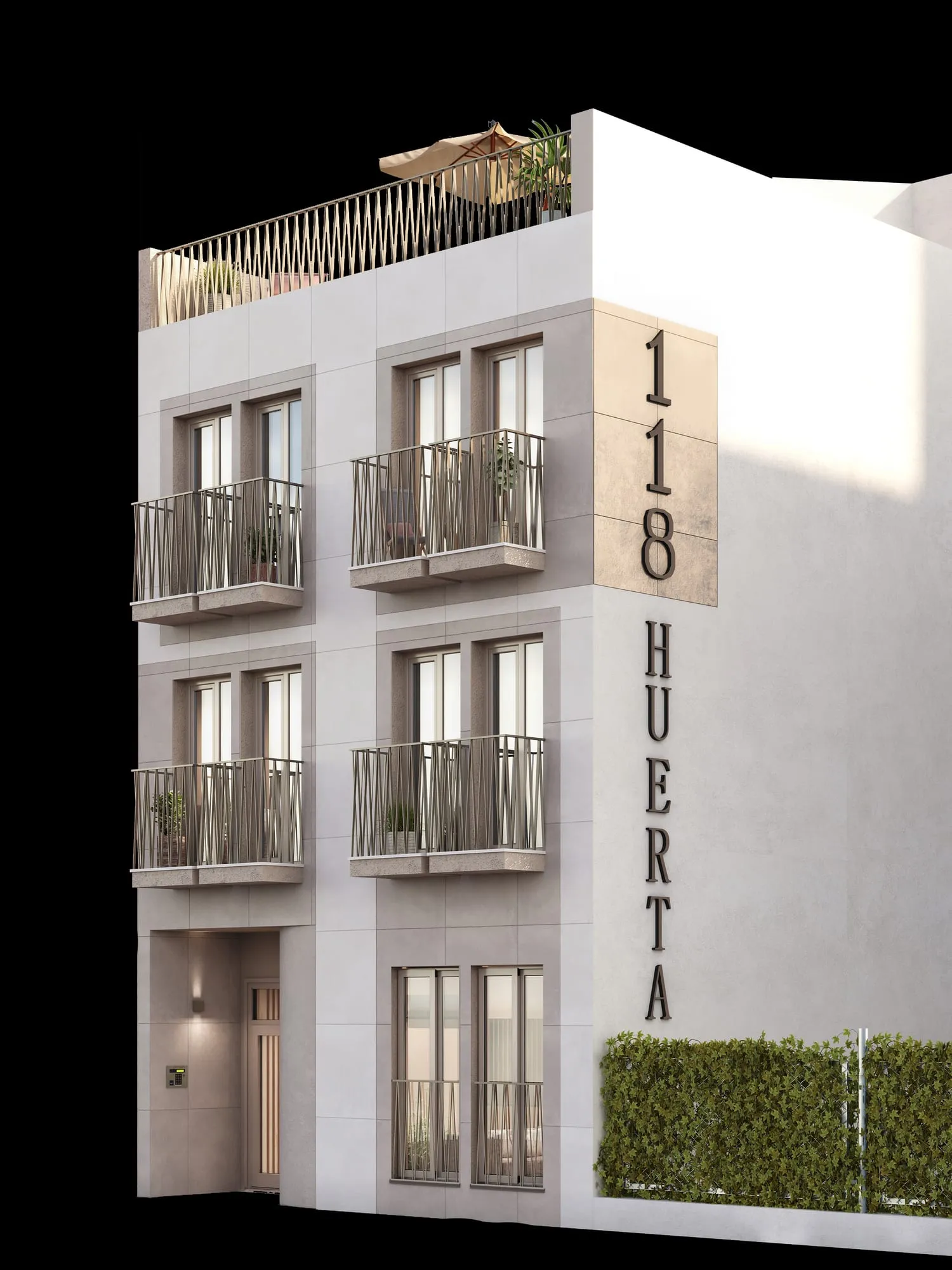 Фасад Huerta 118, Calle Huerta 118, Аликанте